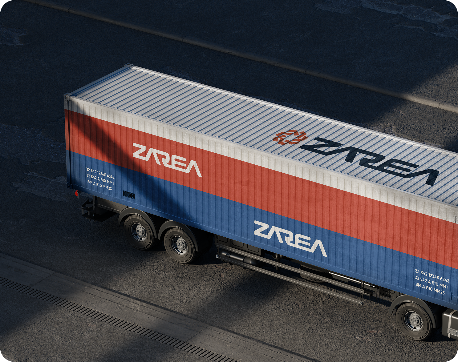 Truck delivering to rural village